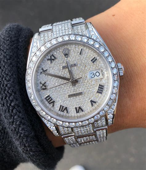 daytona rolex iced out|fully iced out rolex watch.